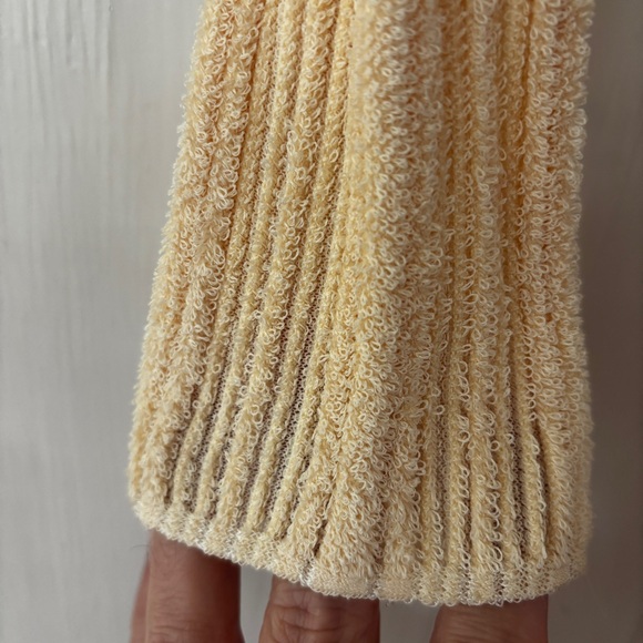 Ulla Johnson Lyana Pullover Cream Ivory Textured Rib Knit Sweater Top Size Large - Picture 7 of 15